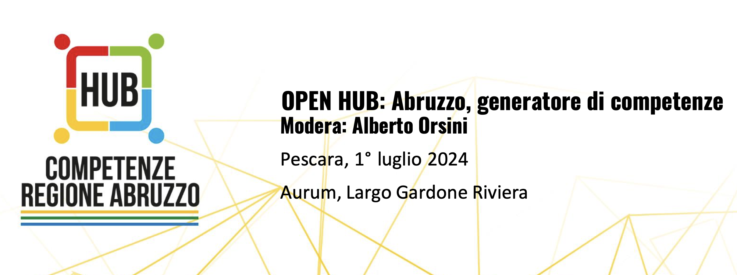 Open HUB: Abruzzo generatore di competenze